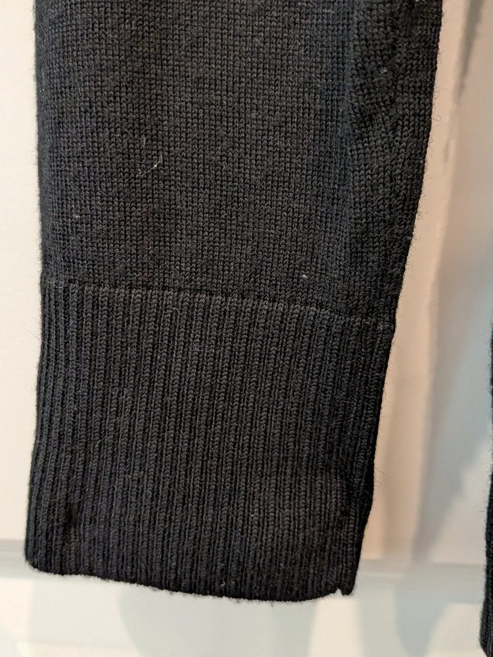 Tory Burch Black V-Neck Button-Front Cardigan with Gold Buttons